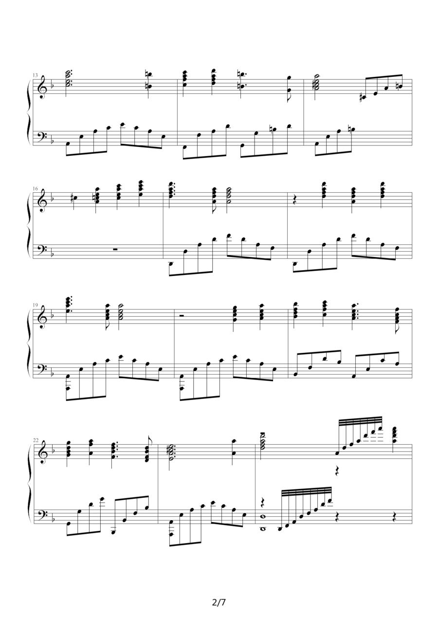 出埃及记（完整的麦克森演奏版）钢琴曲谱（图2）