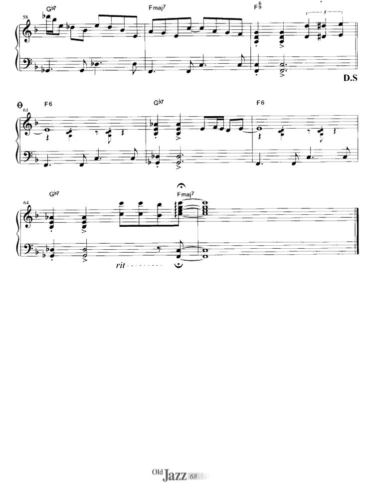 The Girl From Ipanema（伊帕内玛姑娘）钢琴曲谱（图5）