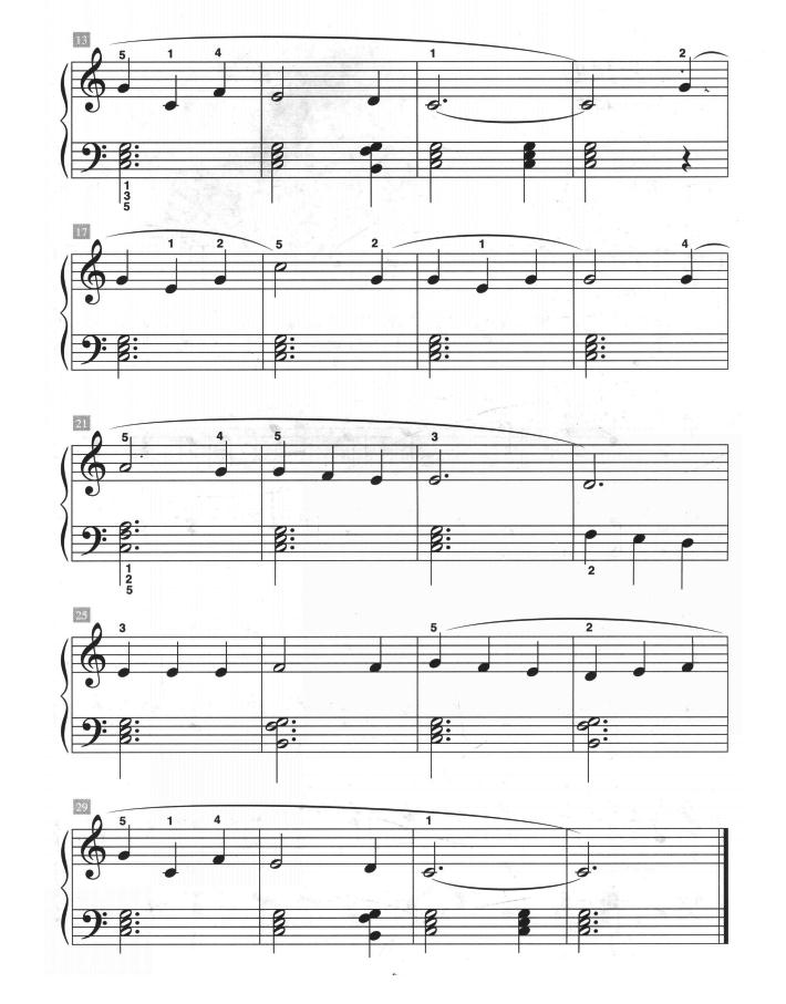 一往情深（儿童古典钢琴小品）钢琴曲谱（图2）