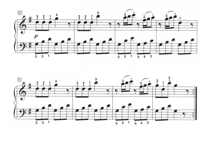 乡村舞（儿童古典钢琴小品）钢琴曲谱（图2）