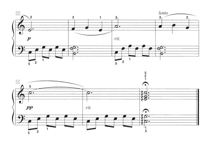 天鹅（儿童古典钢琴小品）钢琴曲谱（图2）