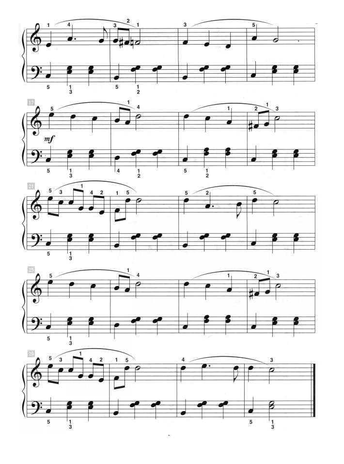 散塔路琪亚（儿童古典钢琴小品）钢琴曲谱（图2）