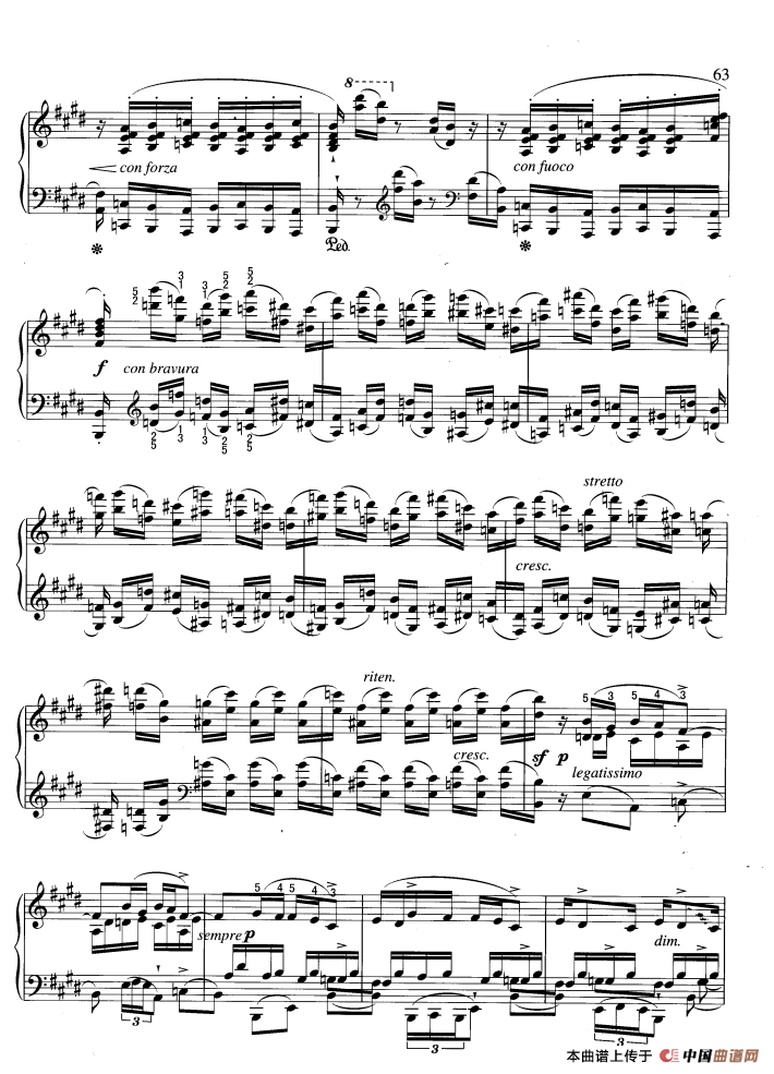 练习曲（Op.72 10-3）钢琴曲谱（图3）