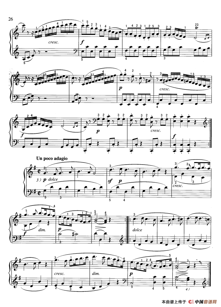 小奏鸣曲（Sonatine,op.36-3）钢琴曲谱（图4）
