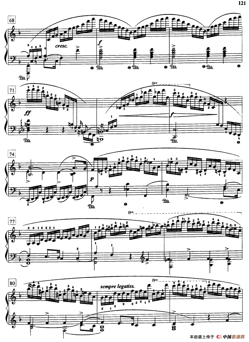 练习曲（Op.10.No.8）钢琴曲谱（图6）