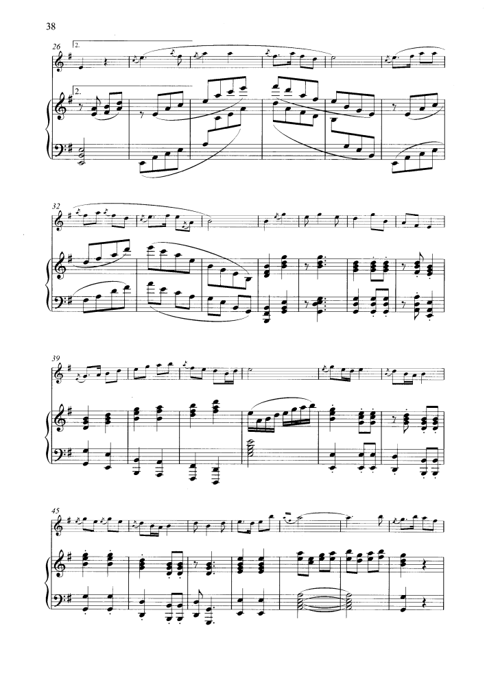 山村迎亲人（钢琴伴奏谱）钢琴曲谱（图2）