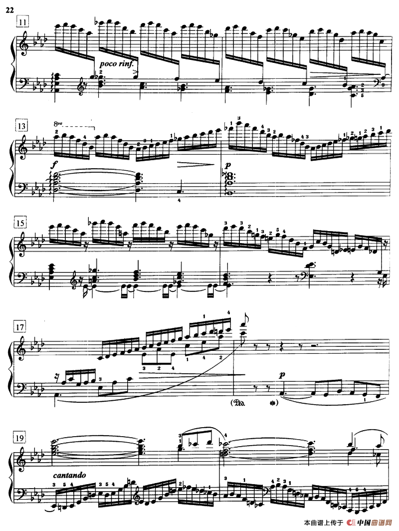 莫什科夫斯基练习曲（Op.72.No.11）钢琴曲谱（图2）