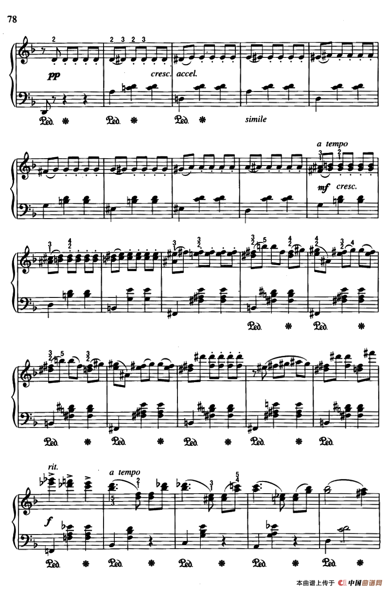 抒情圆舞曲钢琴曲谱（图3）