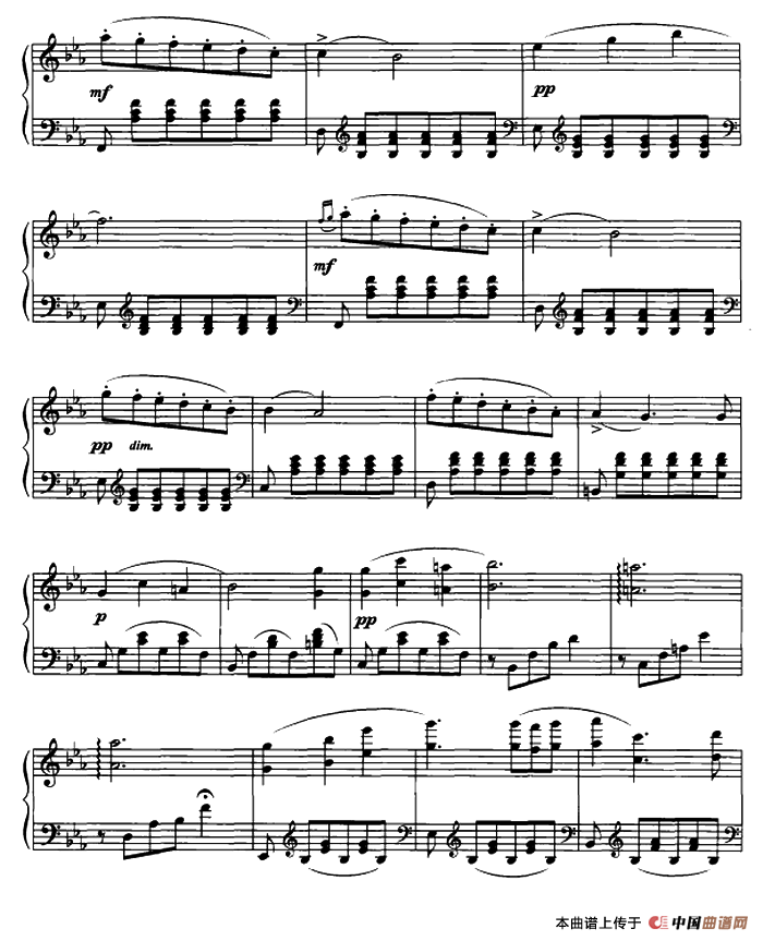 芬芳的紫罗兰钢琴曲谱（图2）