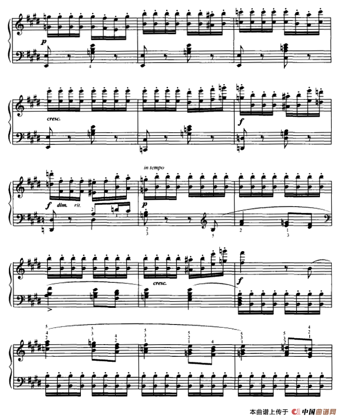 布格缪勒八度练习曲（Op.105 No.9）钢琴曲谱（图3）