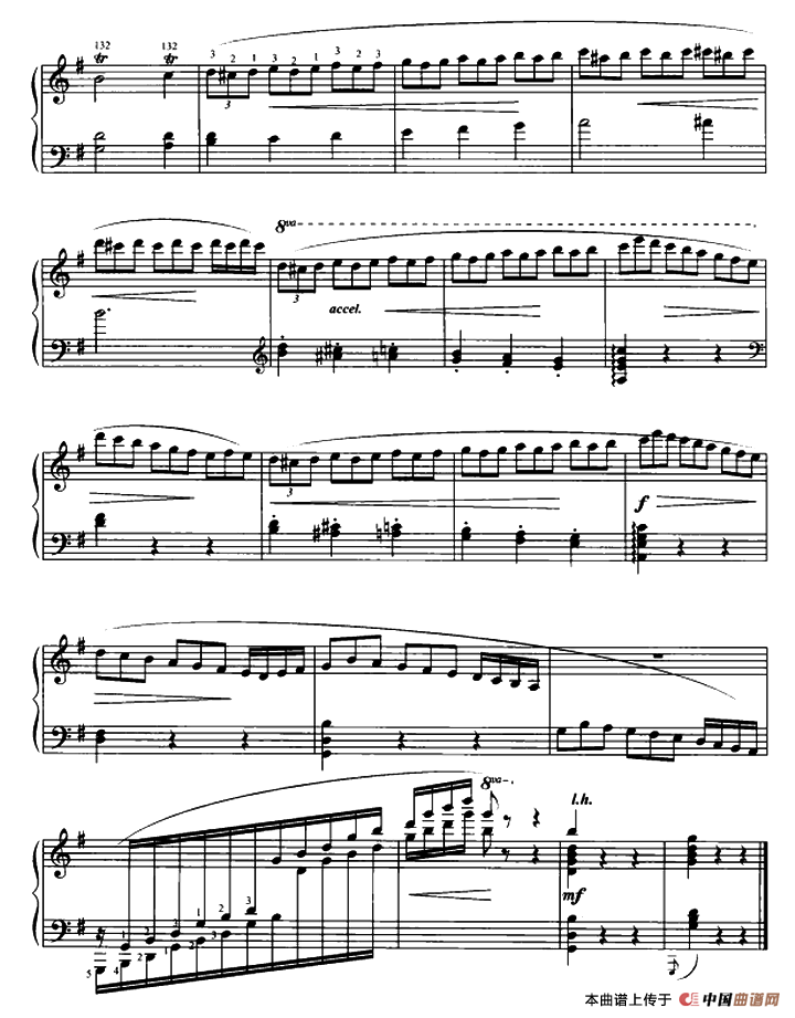 古式小步舞曲钢琴曲谱（图6）