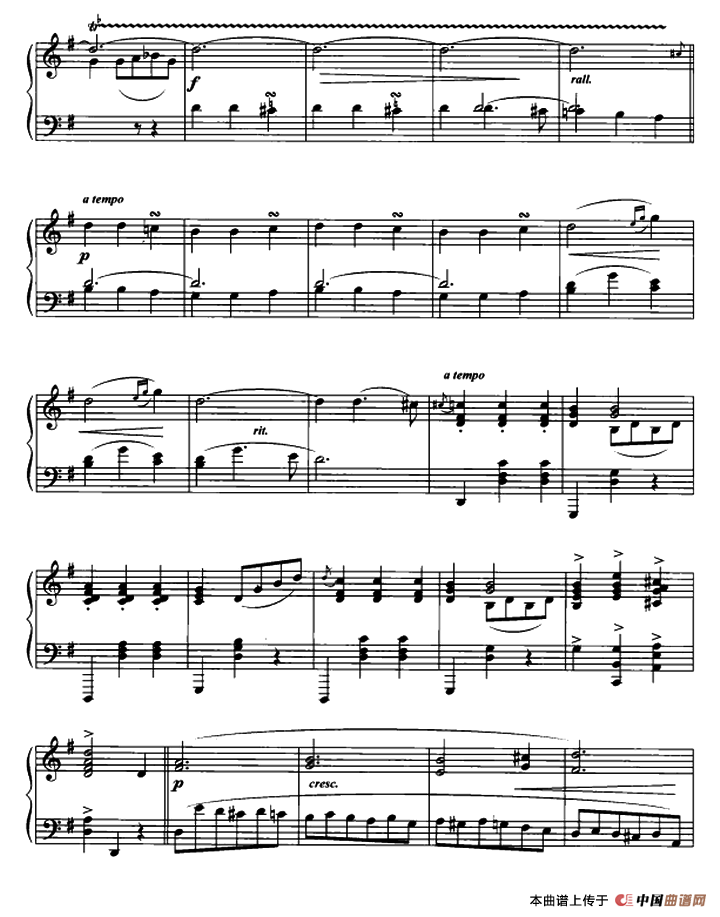 古式小步舞曲钢琴曲谱（图4）