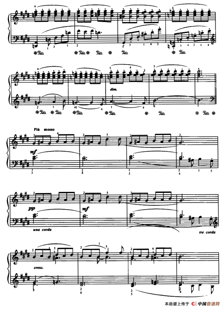 在田野钢琴曲谱（图2）