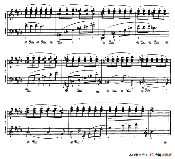 在田野钢琴曲谱（图4）