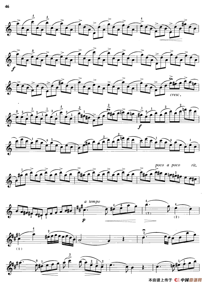 a小调协奏曲钢琴曲谱（图4）