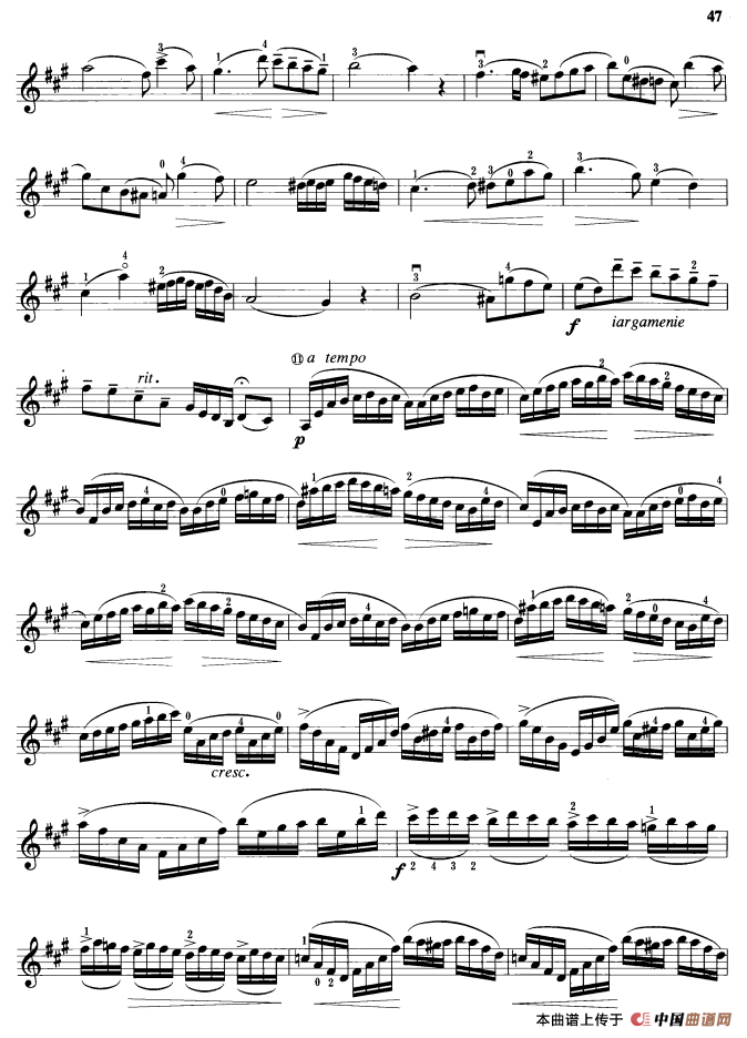 a小调协奏曲钢琴曲谱（图5）