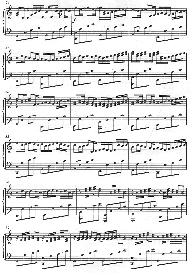卡农2钢琴曲谱（图1）