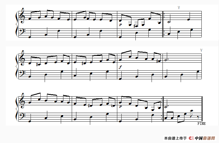 圆舞曲（第5号作品）钢琴曲谱（图2）