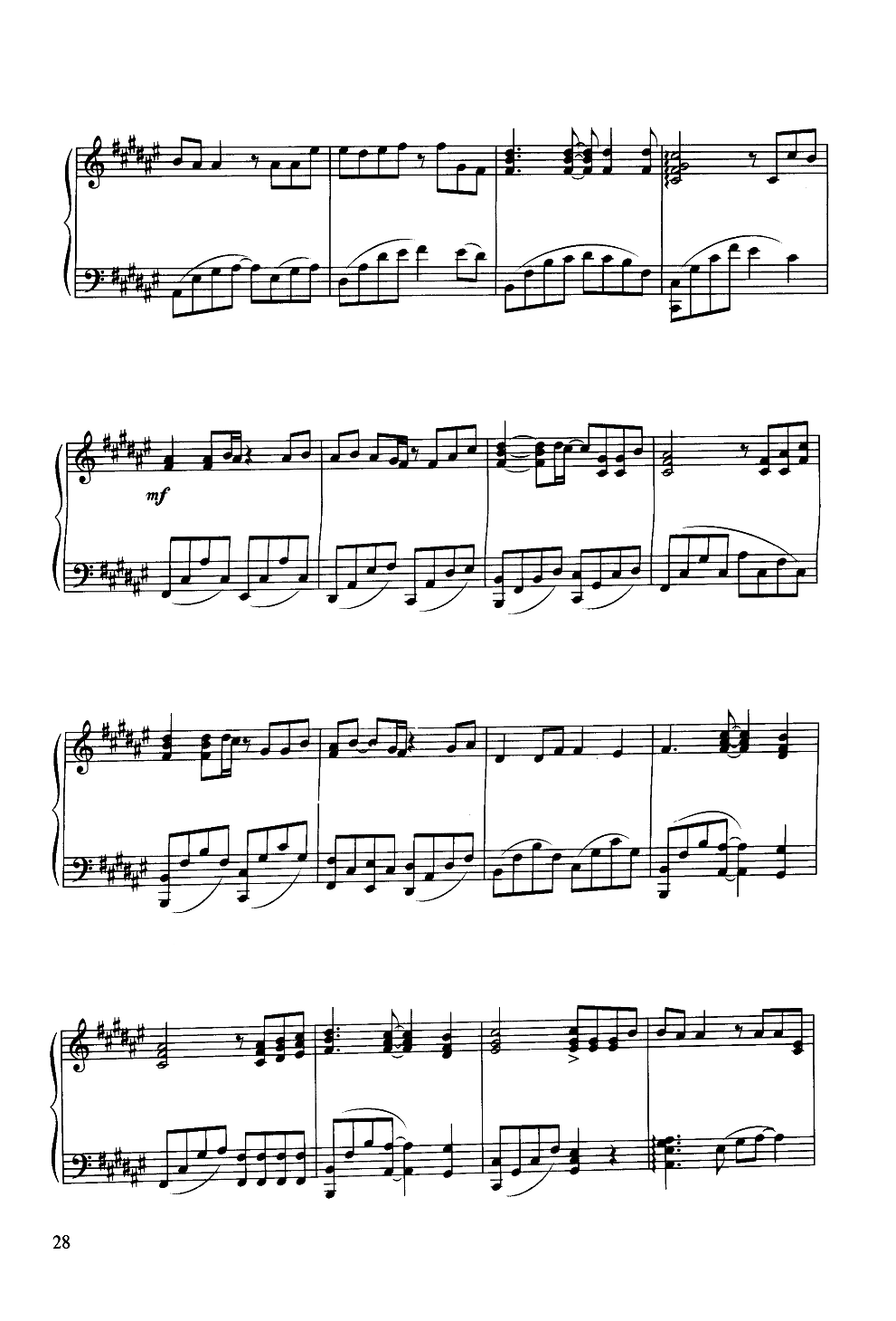 童话钢琴曲谱（图2）