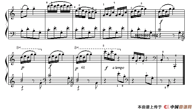 考级初级曲目：木偶戏钢琴曲谱（图2）