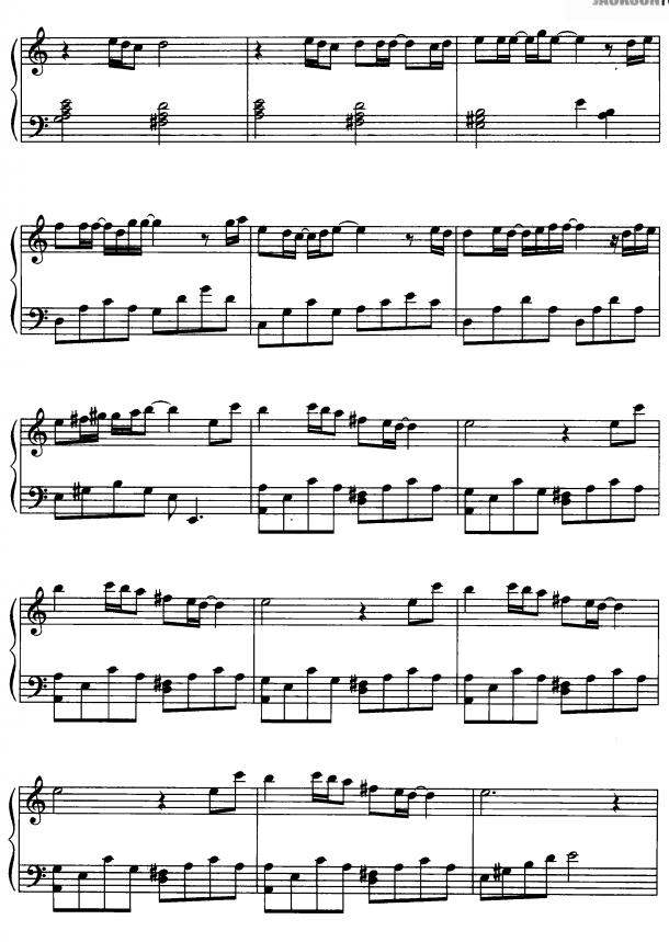 大地之歌3钢琴曲谱（图1）