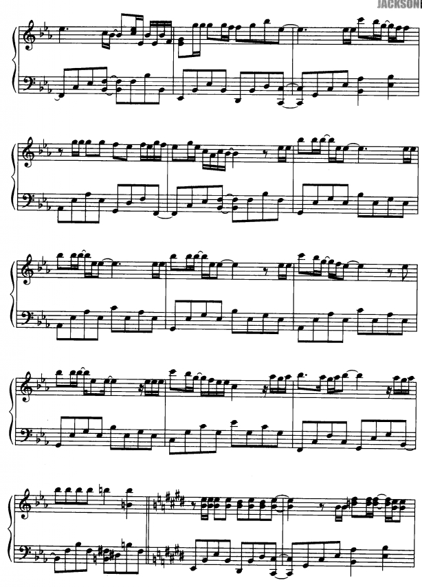 特色4钢琴曲谱（图1）