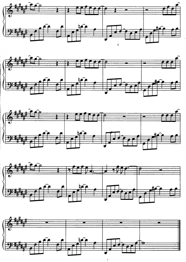 不管发生什么6钢琴曲谱（图1）