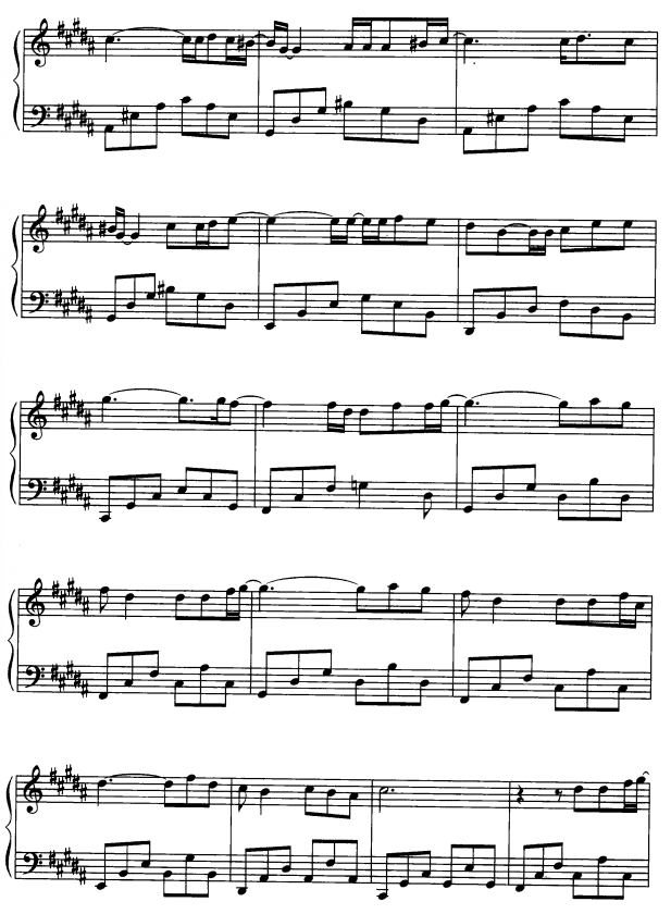 失落的孩子5钢琴曲谱（图1）