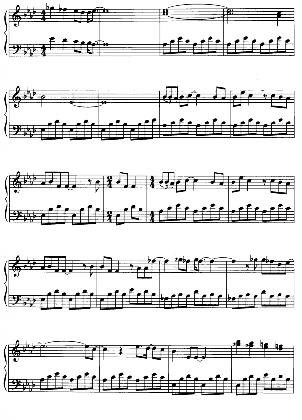 飞走2钢琴曲谱（图1）