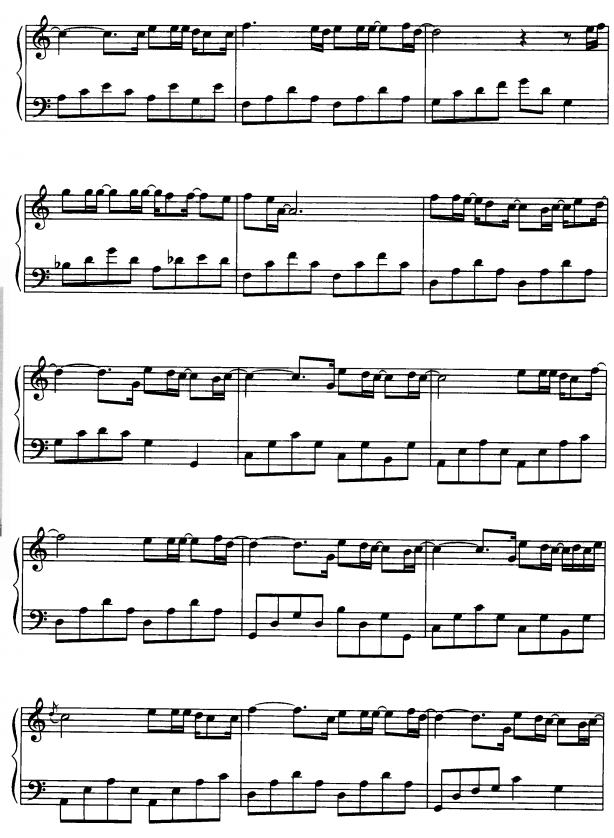 你并不孤单3钢琴曲谱（图1）