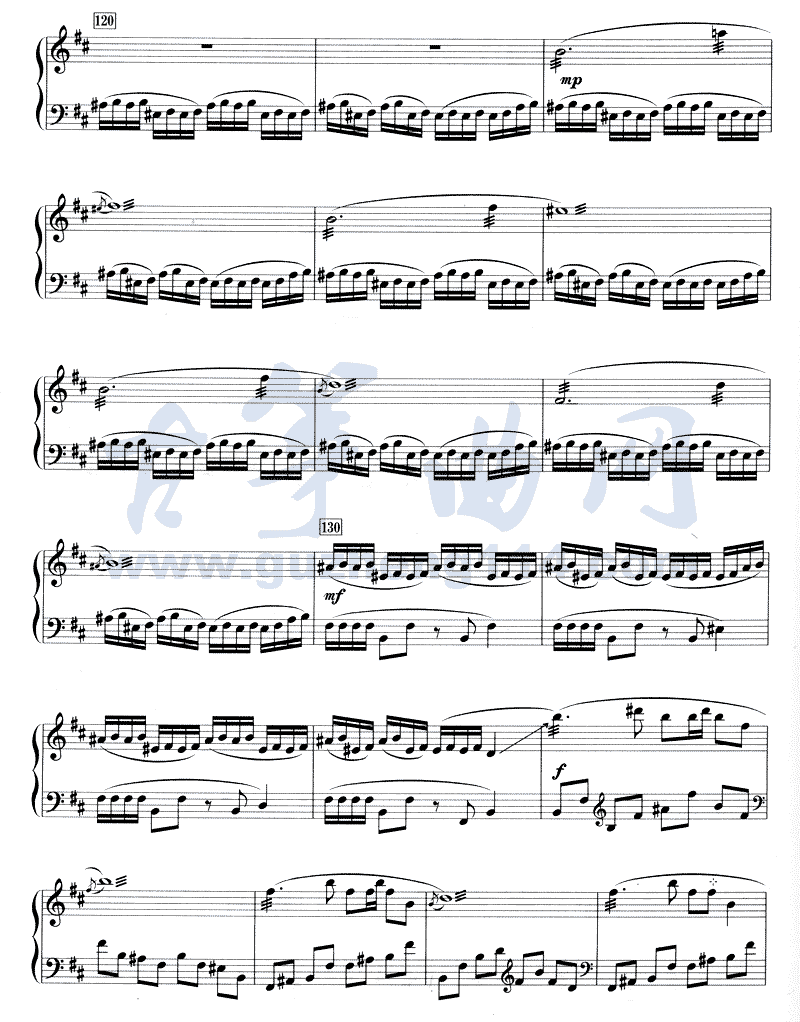 溟山古筝曲谱（图1）