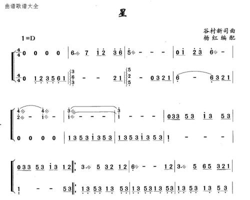 星古筝曲谱（图2）