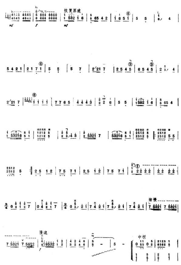 百花引3古筝曲谱（图1）