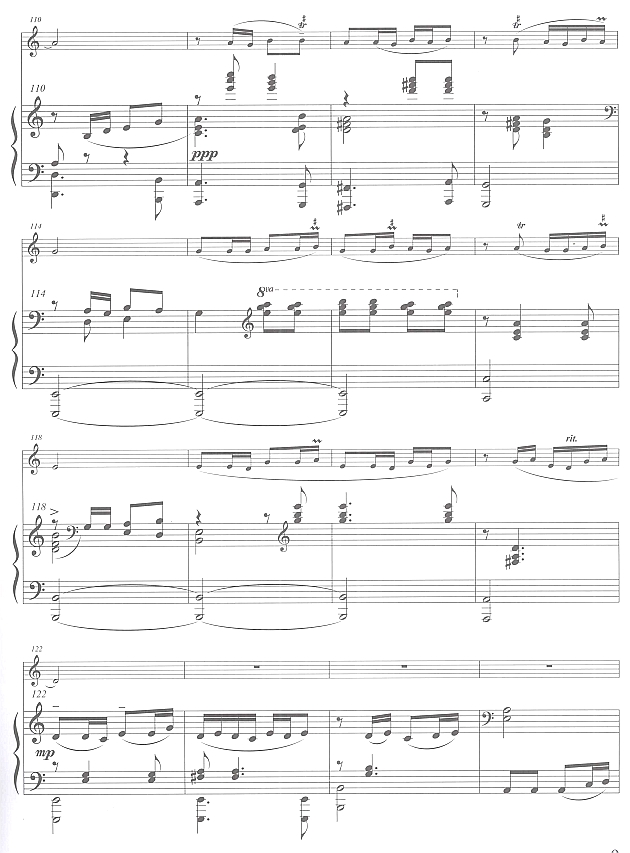 春江花月夜（长笛独奏）8古筝曲谱（图1）