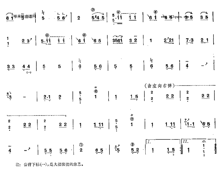 正月梅花（又名《寒鹊争梅》）-河南筝曲古筝曲谱（图2）