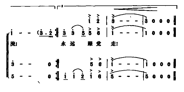 怒江奔流（合唱）合唱曲谱（图4）