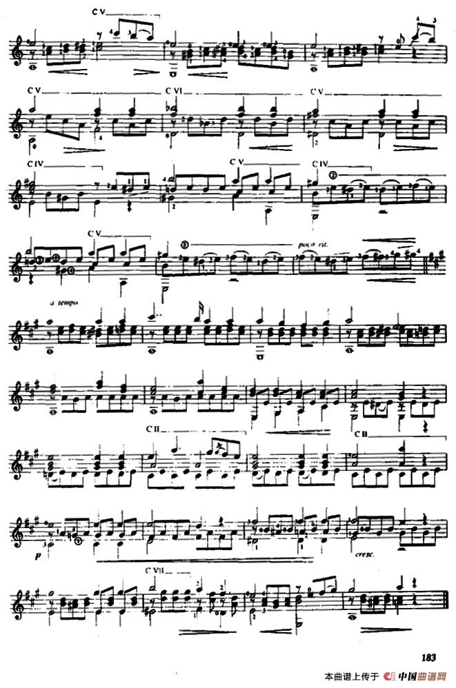 费尔南多·索尔 古典吉他练习曲 No.14（Op.6  No.12）吉他谱（图2）