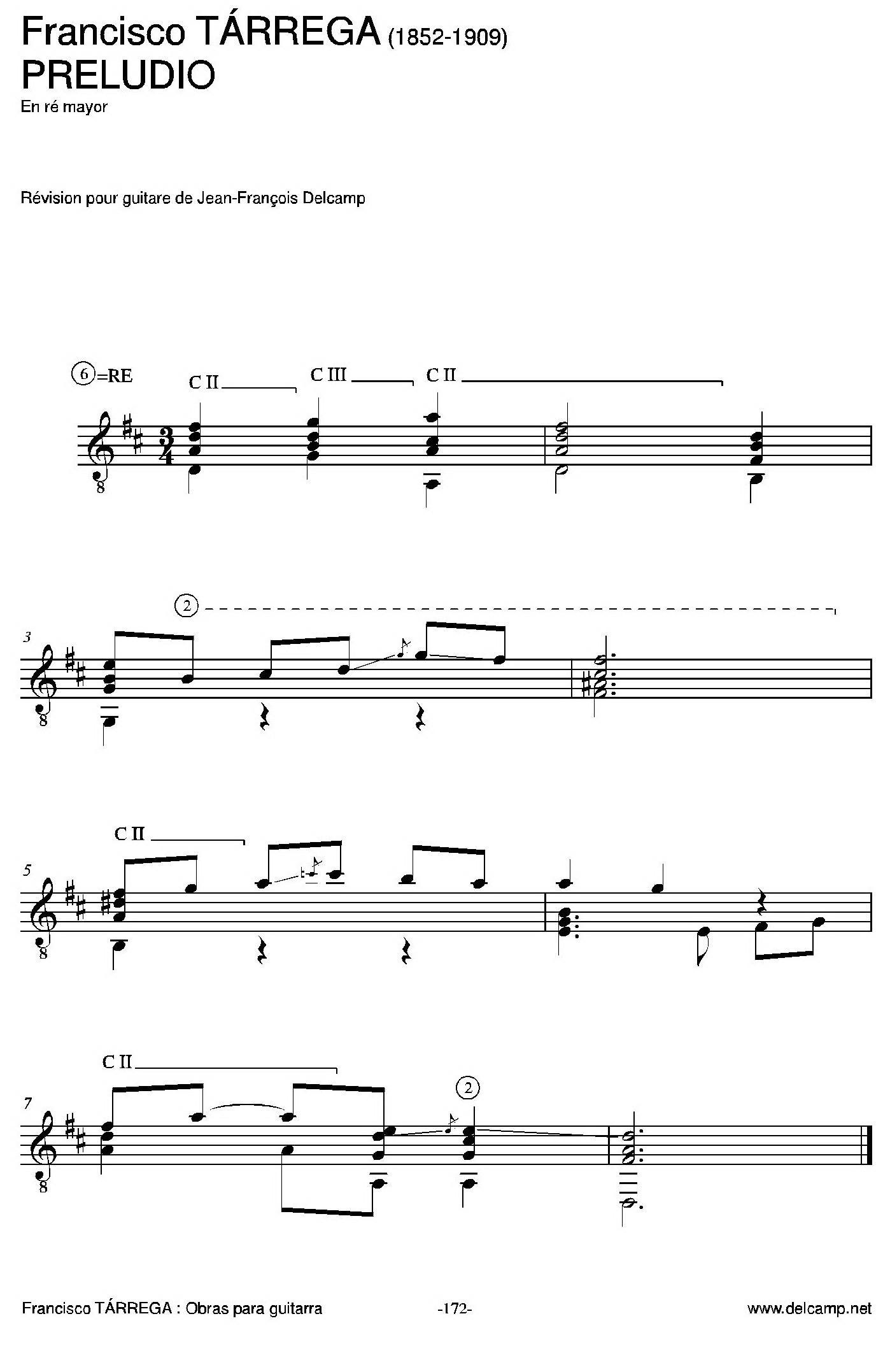 《塔雷加作品全集》第10部分（古典吉他）吉他谱（图2）