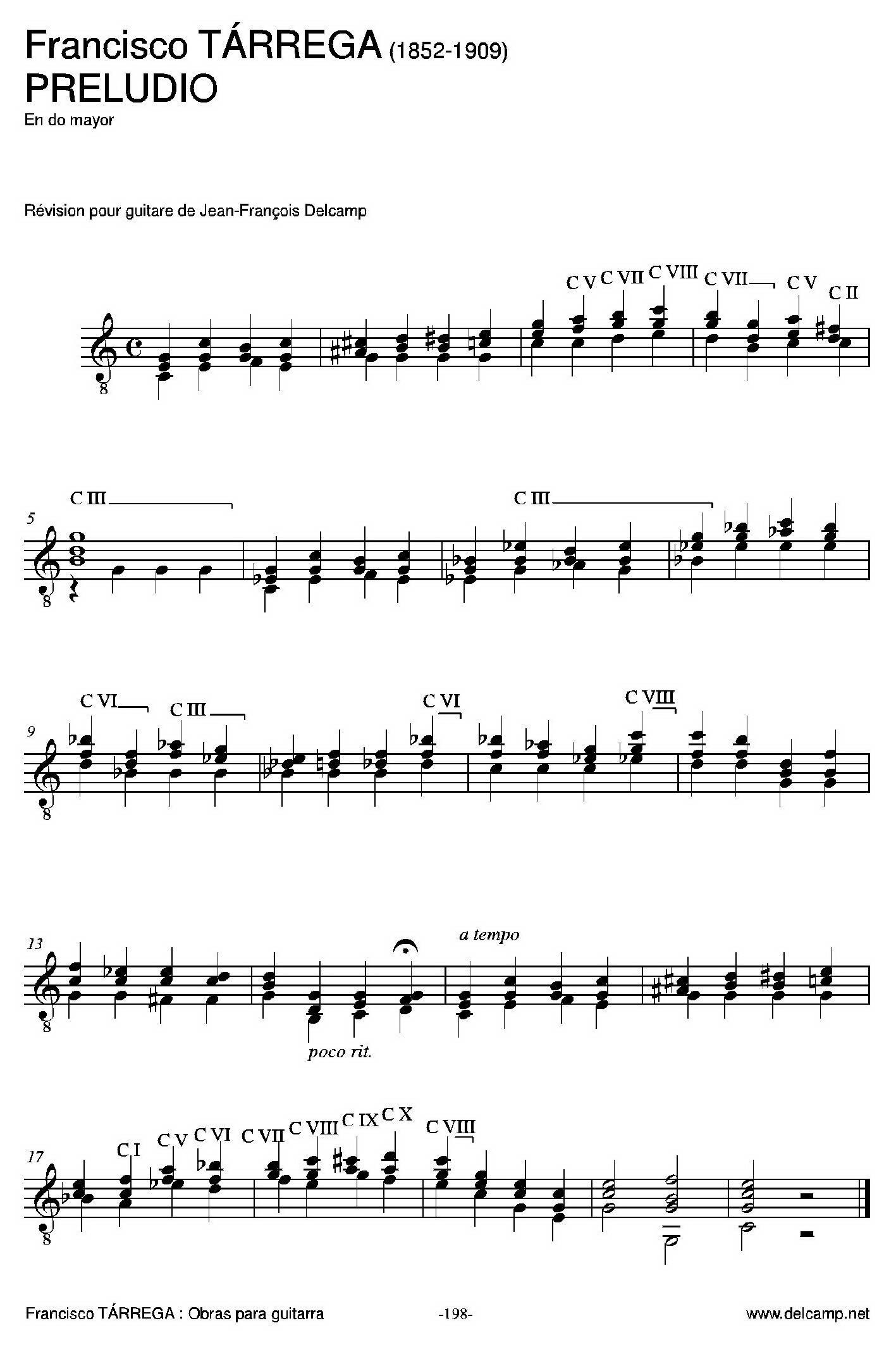 《塔雷加作品全集》第12部分（古典吉他）吉他谱（图2）