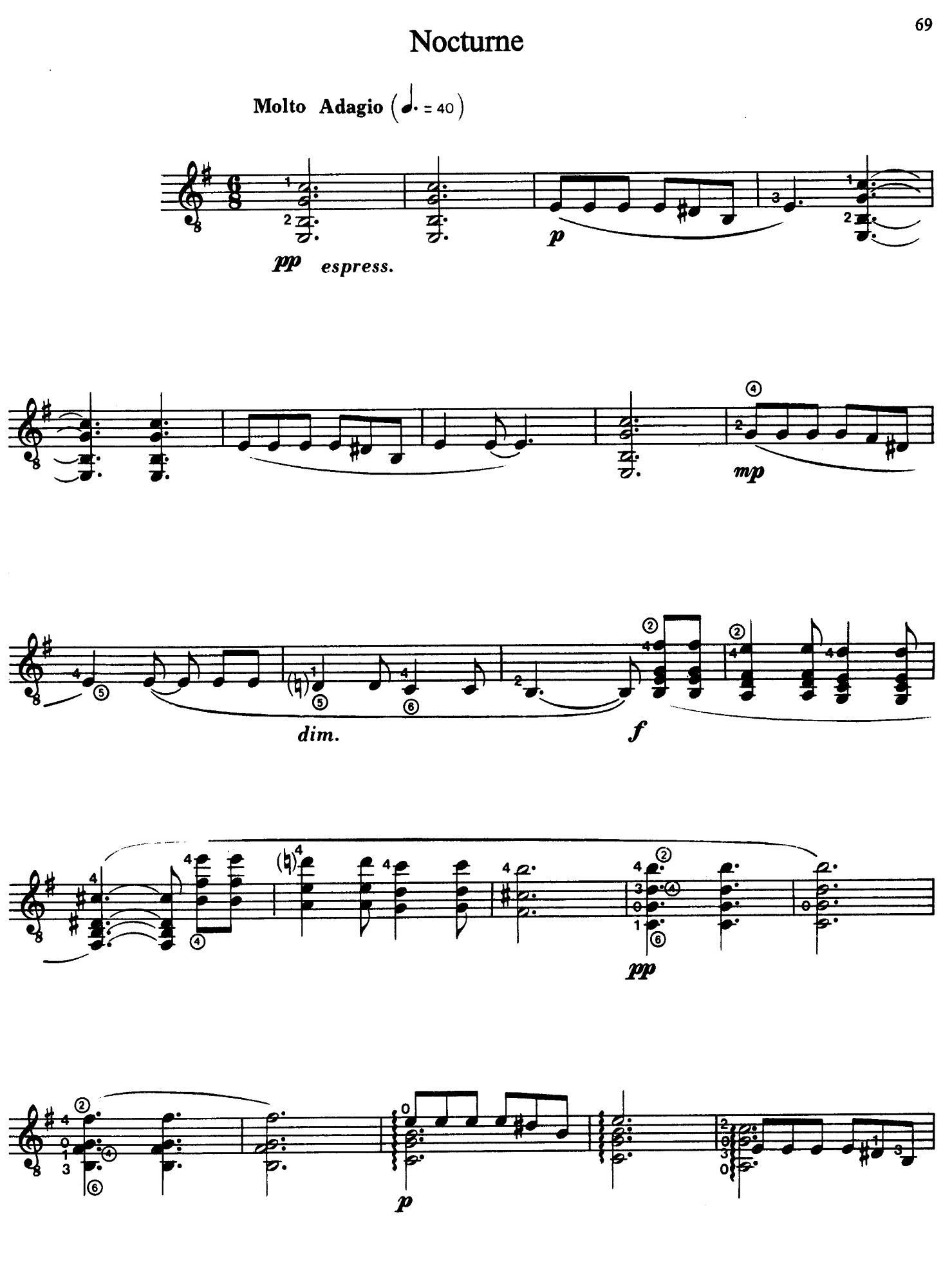 Joaquin Rodrigo Music for Guitar（罗德里戈吉他音乐P69-79（古典吉他谱（图1）