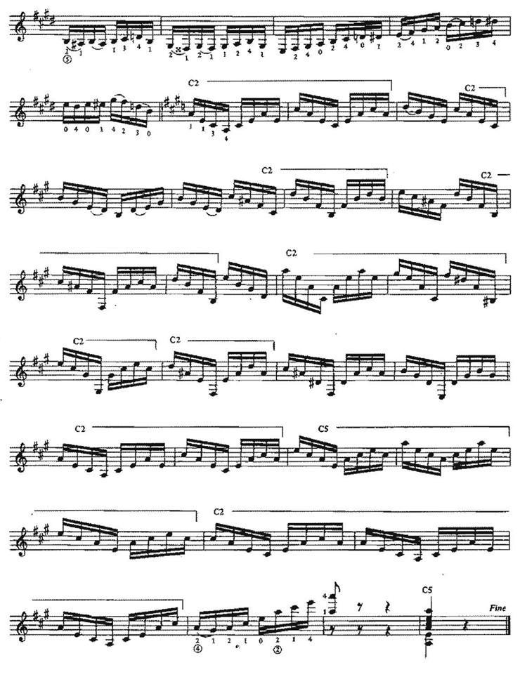 Estudio de Concierto（古典吉他）吉他谱（图4）