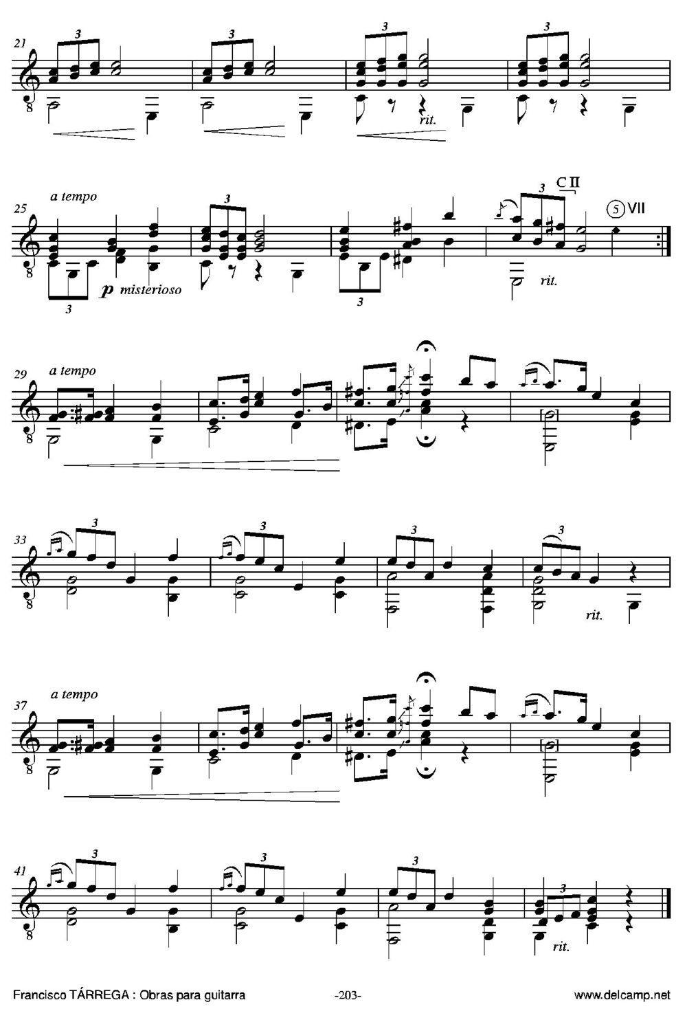 SUENO(Mazurka sobre opus 7 n1 de Frederic Chopin)（吉他谱（图2）