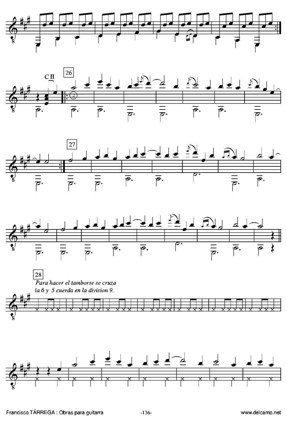 GRAN JOTA DE CONCIERTO(Arreglado sobre la Jota ara吉他谱（图10）
