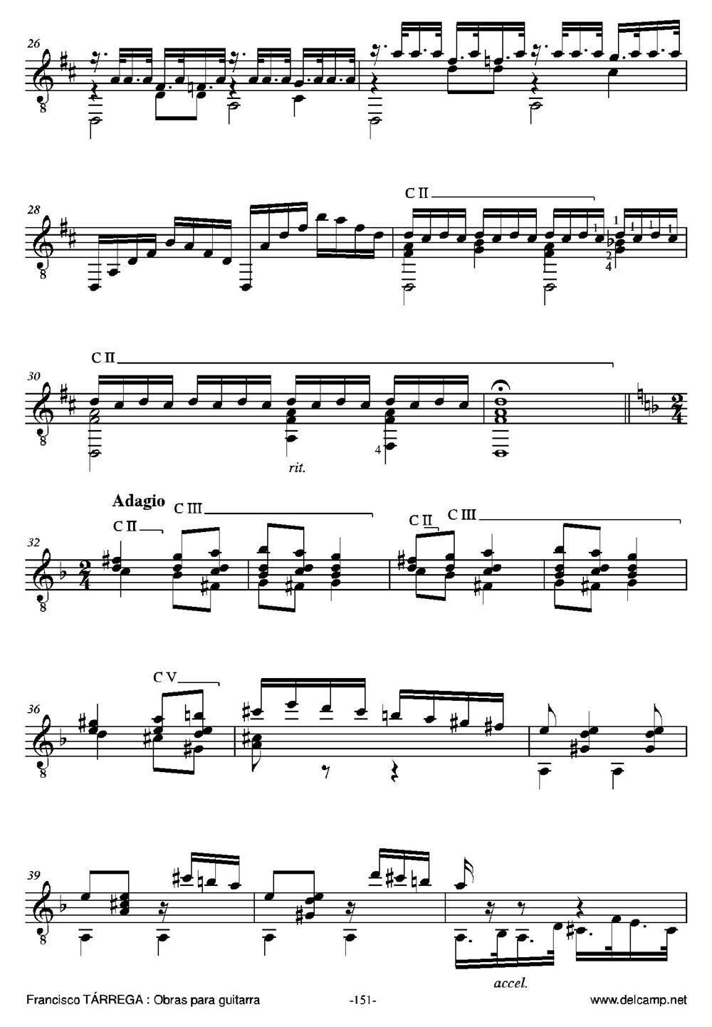 FANTASIA(Sobre motivos de la Traviata de Giuseppe 吉他谱（图3）