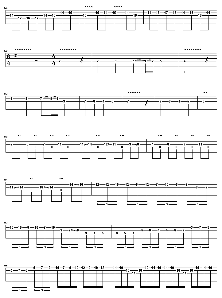 卡农摇滚版吉他谱（图7）