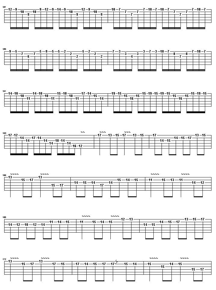 卡农摇滚版吉他谱（图8）