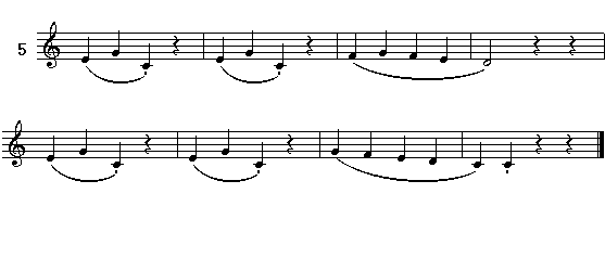 电子琴浅易练习之二（续1）吉他谱（图2）