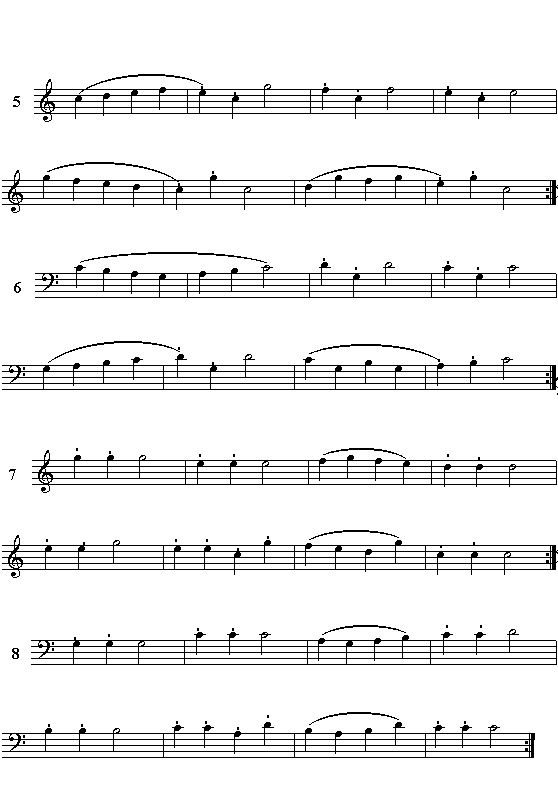 电子琴浅易练习之二（续3）吉他谱（图2）