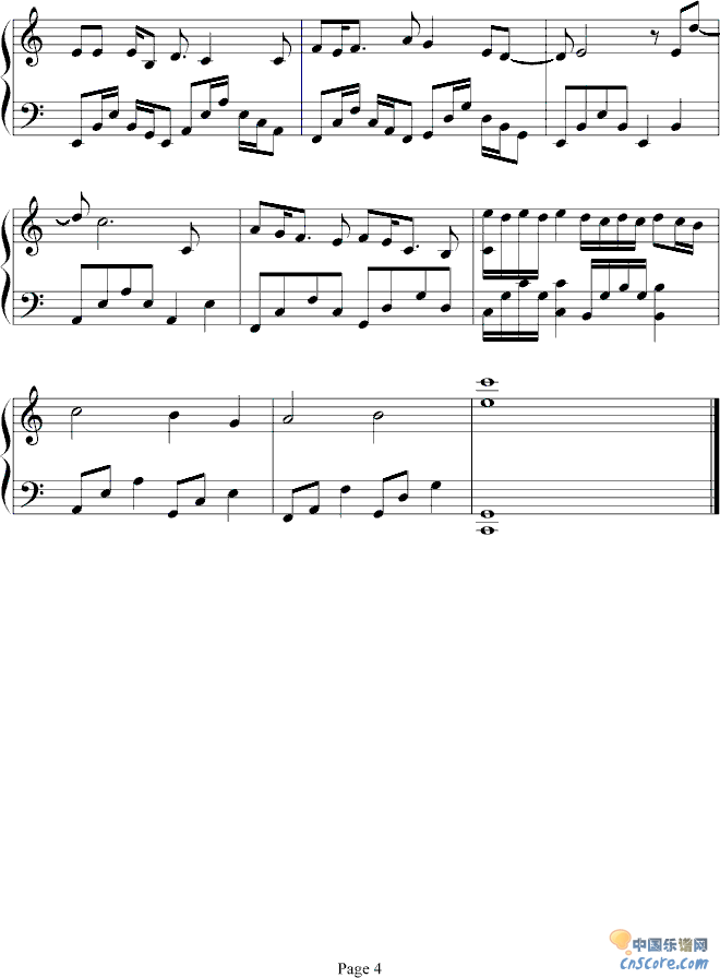 心裡話-《心花放》主题曲-钢琴谱吉他谱（图4）