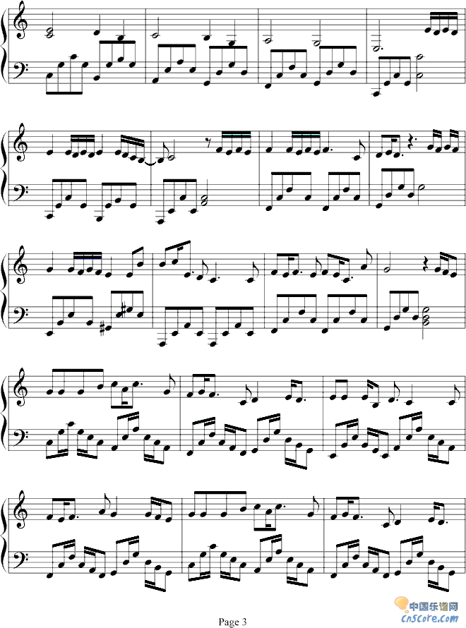 心裡話-《心花放》主题曲-钢琴谱吉他谱（图3）